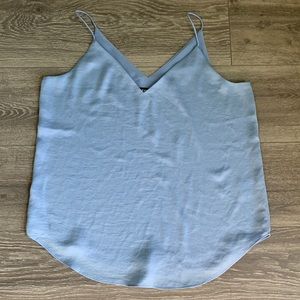 EXPRESS Satin V-Neck Tank Top